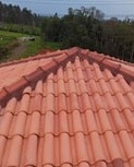 Telhado telhas de barro